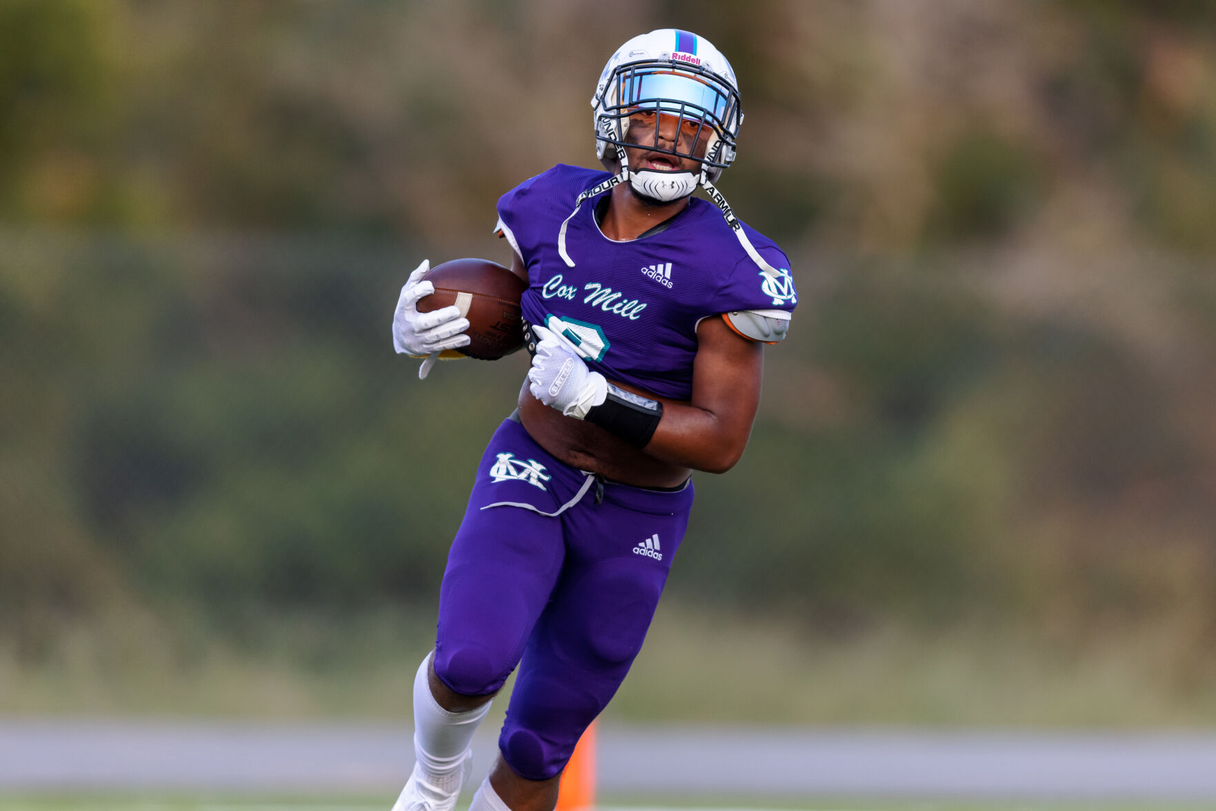 The Hough Huskey defeated the Cox Mill Chargers 48-7 on Friday night at Cox Mill High School.